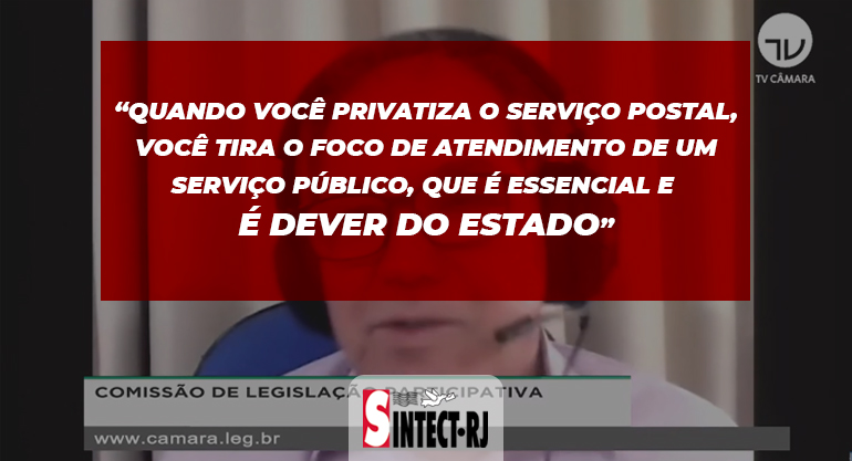 Gandara alerta em Audiência Pública: “nenhuma empresa privada manterá o serviço postal a todos os 5570 municípios brasileiros sem o subsídio cruzado”