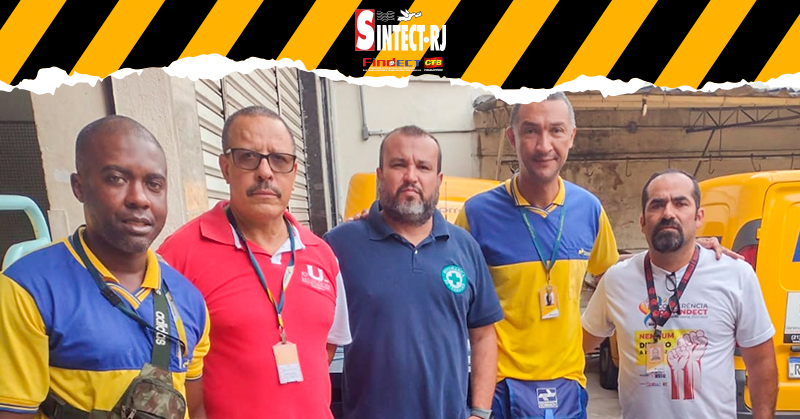 Compromisso com a segurança: SINTECT-RJ realiza visita técnica no CDD Curicica e cobra solução para a melhoria das condições de trabalho