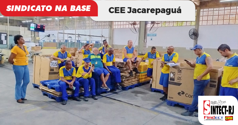 SINTECT-RJ discute demandas dos trabalhadores em reunião setorial no CEE Jacarepaguá