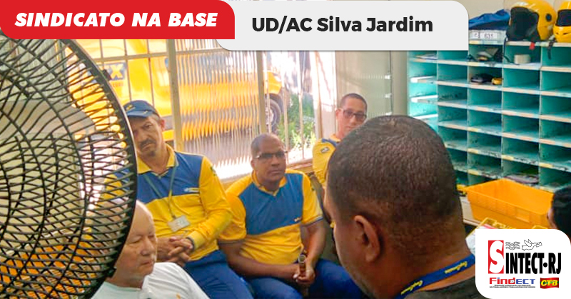 SINTECT-RJ realiza reunião na UD/AC Silva Jardim, faz balanço positivo da gestão e convoca trabalhadores para a Celebração dos 35 anos do Sindicato