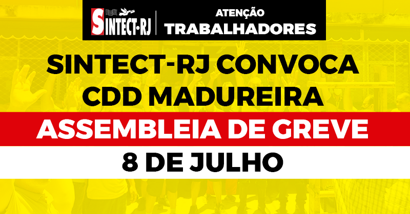 Assembleia de greve no CDD Madureira: Trabalhadores exigem solução urgente da ECT