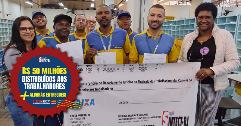 SINTECT-RJ entrega alvará do Abono Pecuniário e JMJ no CDD Irajá e trabalhadores comemoram vitória!