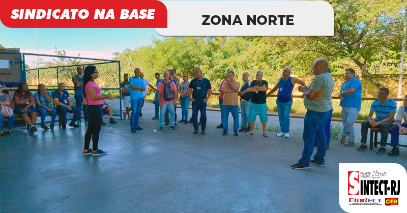 SINTECT-RJ realiza reuniões setoriais na Zona Norte e mobiliza trabalhadores para a assembleia de amanhã (07)