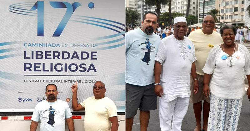 SINTECT-RJ participa da 17ª caminhada em defesa da liberdade religiosa