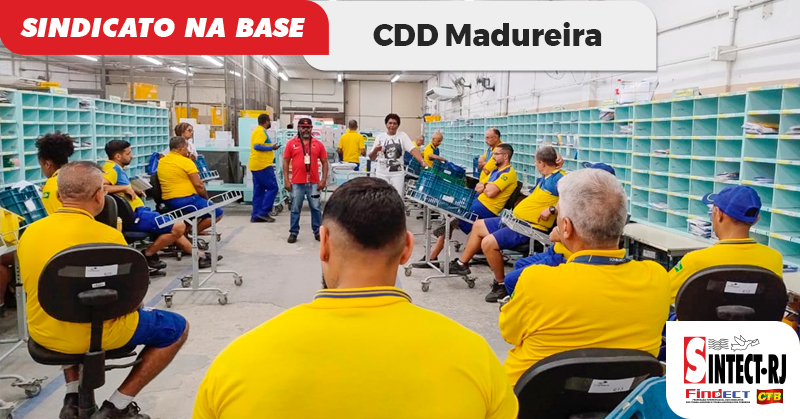 SINTECT-RJ realiza reunião setorial no CDD Madureira: Fortalecendo a mobilização e a presença sindical na base