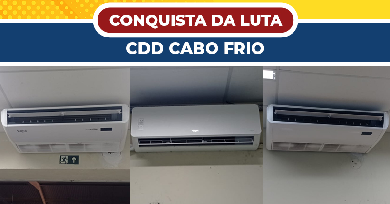 SINTECT-RJ conquista climatização do CDD Cabo Frio e avança na luta por…