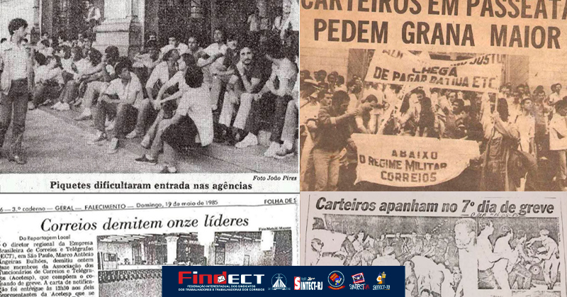 1985: ANO DA REDEMOCRATIZAÇÃO E A LUTA DOS TRABALHADORES DOS CORREIOS￼