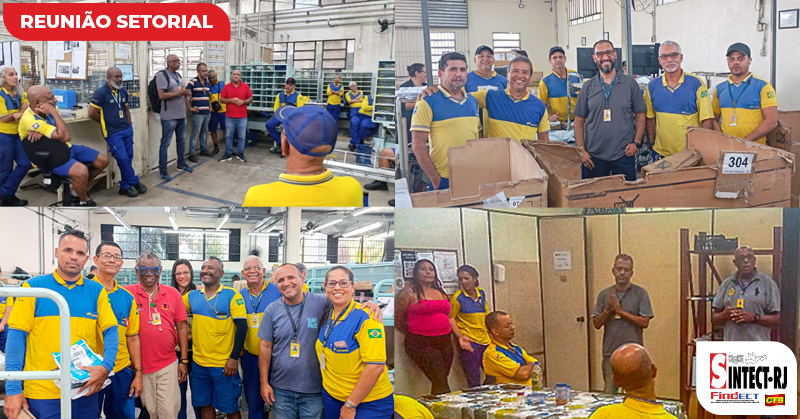 Sintect-RJ na base: reuniões setoriais mobilizam a categoria em todo o estado