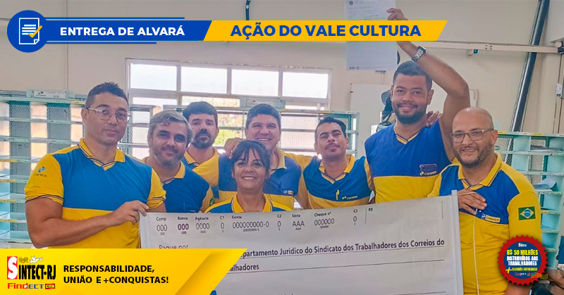 MAIS UMA CONQUISTA DO SINTECT-RJ: TRABALHADORES DO CDD Pedra de Guaratiba RECEBEM…