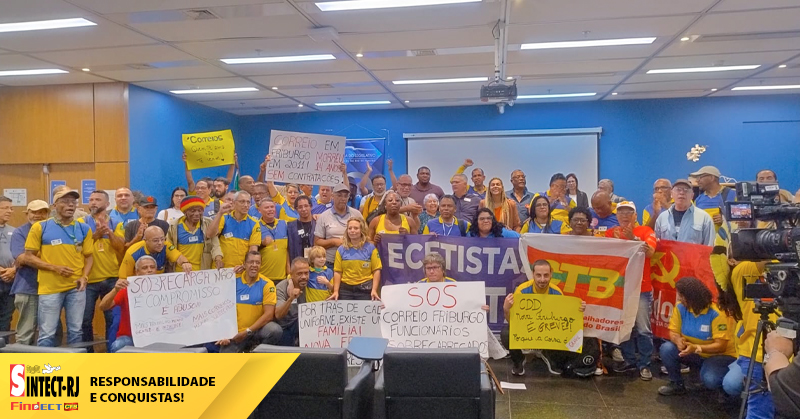 SINTECT-RJ denuncia precarização dos Correios em audiência pública na ALERJ