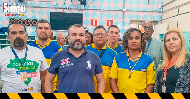 SINTECT-RJ inspeciona condições de trabalho em visita técnica as unidades de Deodoro e Realengo