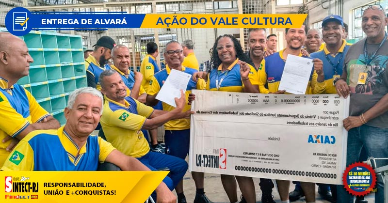 JUSTIÇA: SINTECT-RJ GARANTE NOVO ALVARÁ AO TRABALHADOR DO CDD SENADOR CAMARÁ