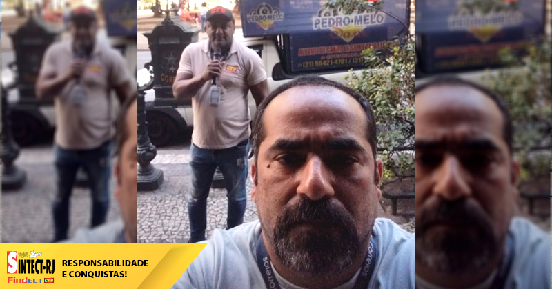 Sintect-RJ protesta contra más condições de trabalho em várias unidades