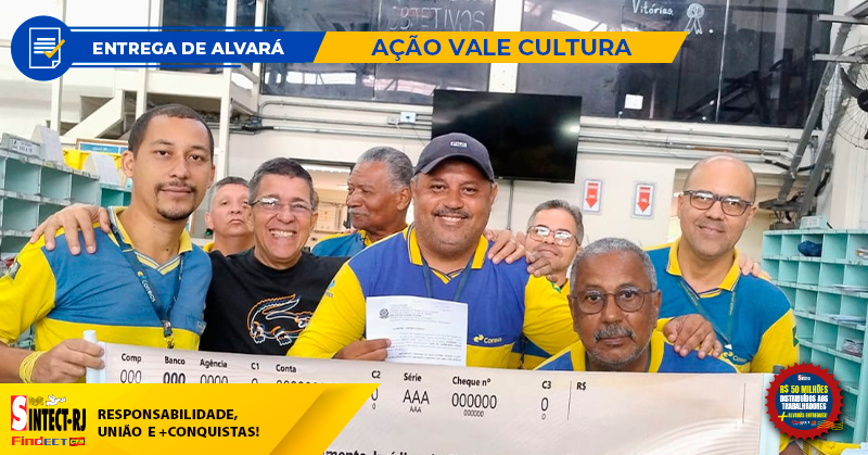 SINTECT-RJ ENTREGA ALVARÁ A TRABALHADOR DO CDD Taquara