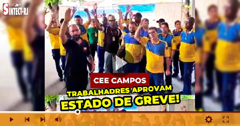 Roteirização precariza, dobra a carga de trabalho e leva trabalhadores do CEE Campos ao estado de greve