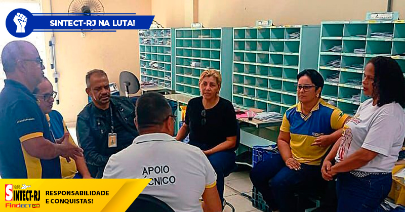 Sobrecarga no CDD Angra dos Reis: SINTECT-RJ cobra mais efetivo e melhores condições de trabalho