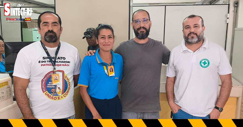 Na linha de frente, SINTECT-RJ vistoria AC São Pedro da Aldeia e cobra melhores condições aos trabalhadores dos Correios