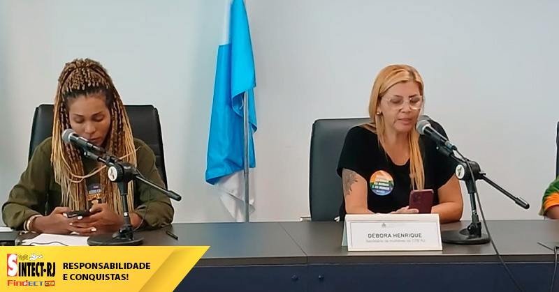 SINTECT-RJ reforça debate na Alerj sobre violência de gênero