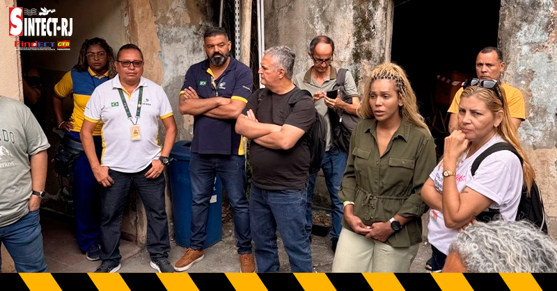 SINTECT-RJ fiscaliza CDD DEODORO e exige condições dignas de trabalho