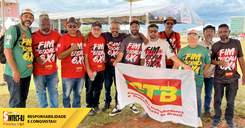 SINTECT-RJ participa da Marcha da Classe Trabalhadora com defesa dos Correios públicos