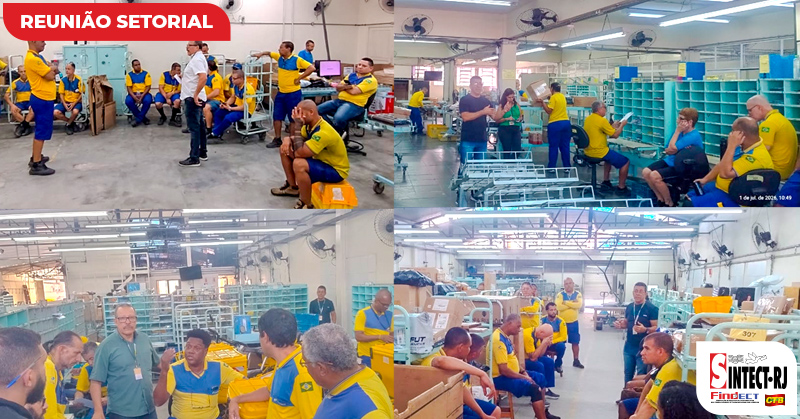 SINTECT-RJ realiza reuniões nos CDDs Tanque, Taquara, Freguesia e Curicica e reforça mobilização dos trabalhadores