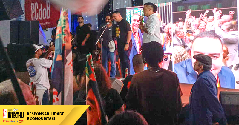 SINTECT-RJ participa do lançamento da pré-candidatura de Márcio Ayer ao Senado